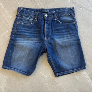 Zara dark denim shorts
